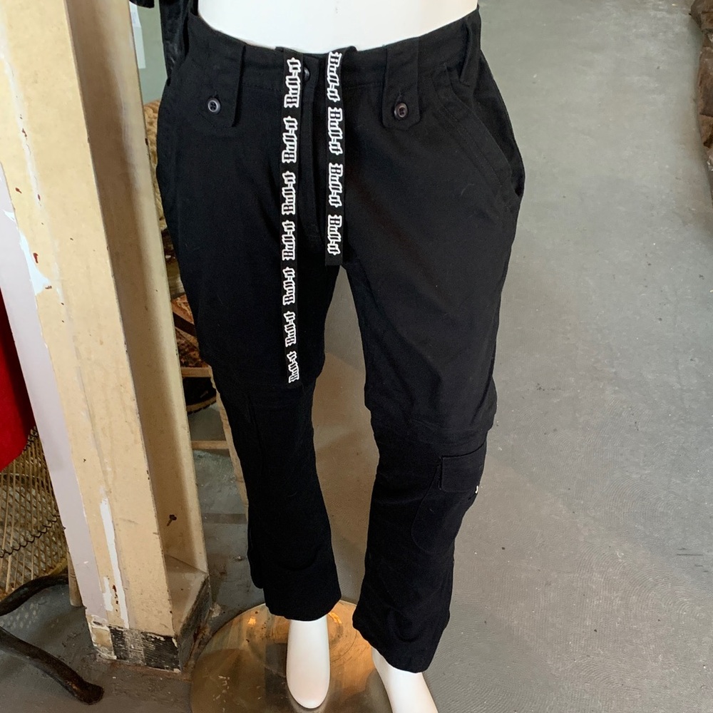 Men's Black Bull-it moto Pants